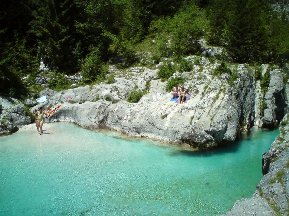Apartma Pod Rozem Soča Exterior foto